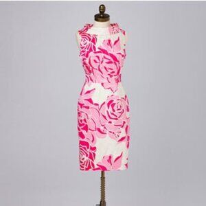 Lilly Pulitzer Floral Dress - Pink and White Vintage